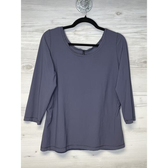 Women's Short Sleeve Top - Purple - Picture 1 of 9